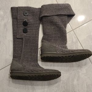 Ugg Classic Cardy Knit Boots Size 9